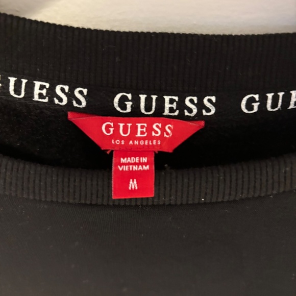 Cropped guess women sweatshirt - Picture 3 of 4